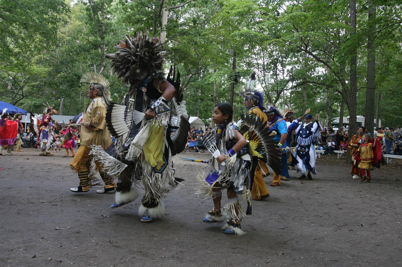 The Men’s Fancy Dance, a powwow favorite, is flashy and colorful and requires stamina, strength and coordination. Fancy Dance movement is faster than any other dance. The Men’s Fancy Dance outfit has a twin bustle decorated with a colorful fringe that flows freely while the dancer performs the ruffle with fast foot movements. The fringe’s many colors are said to represent the Rainbow Spirit. SOURCE SUBMITTED
